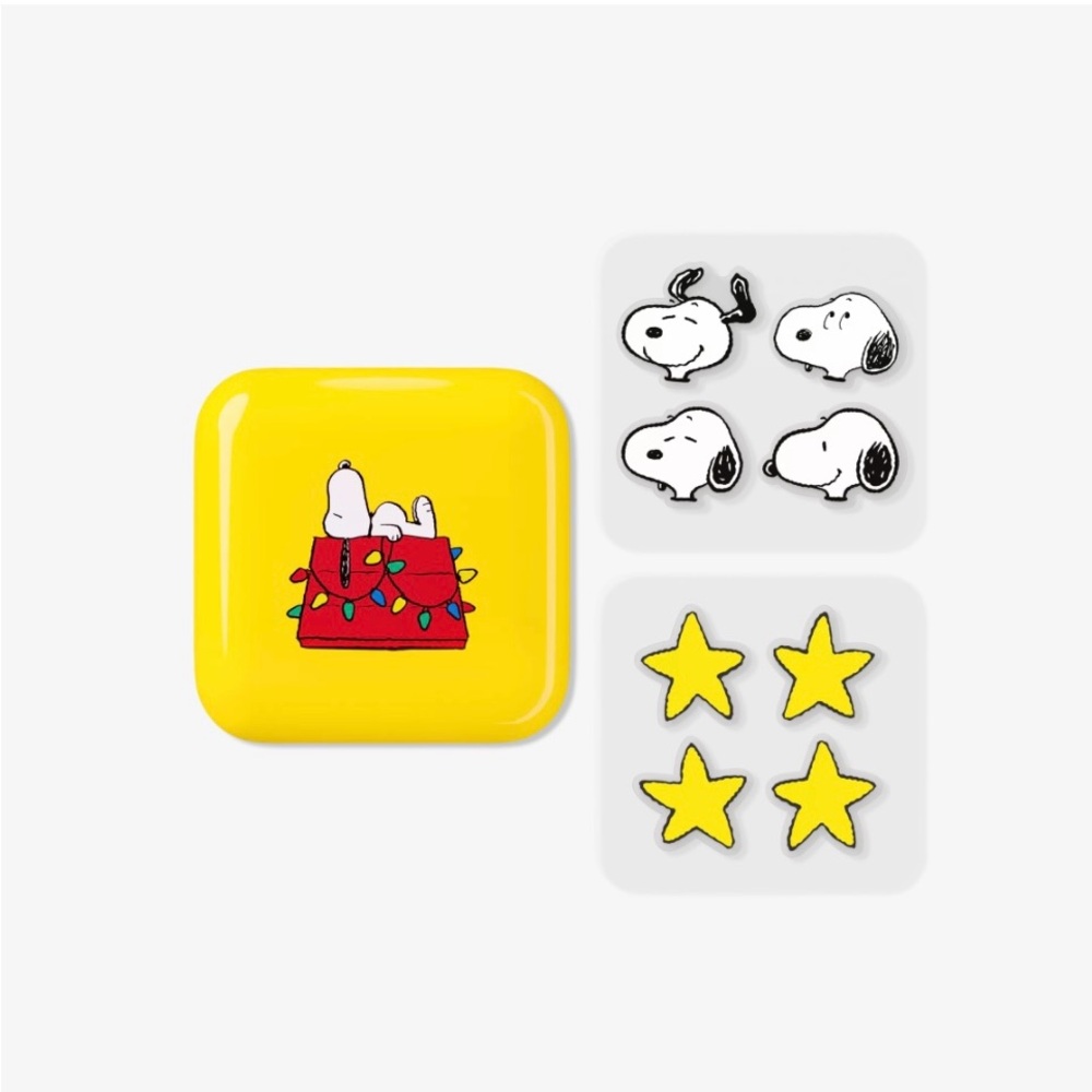 Peanuts X Starface Star Pimple Patches Big Sleepy Snoopy Compact Limited Edition
